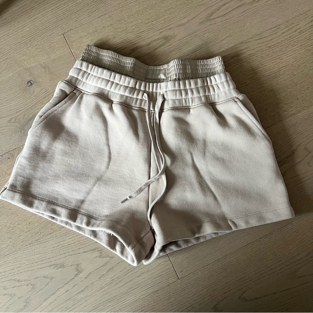 3.1 PHILLIP LIM sweat shorts with satin boxer waistband - Picture 2 of 4